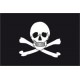 Pirátská vlajka kosti