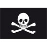 Pirátská vlajka kosti